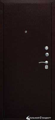 Стальной стандарт S3 входная металлическая дверь